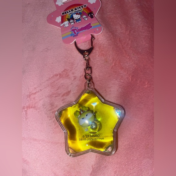 Sanrio Accessories - RARE KEROPPI GLITTER STAR KEYCHAIN